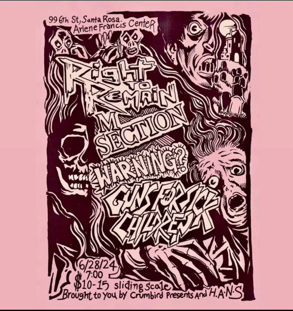 punk show event flyer