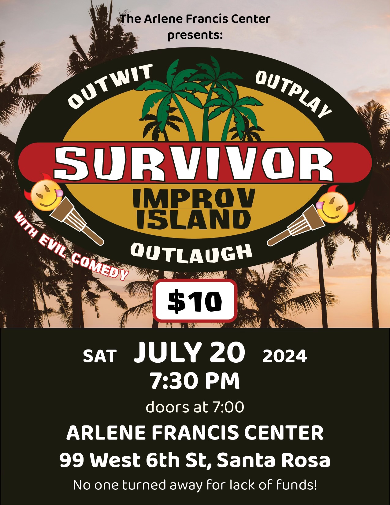 Evil Comedy show Survivor: Improv Island