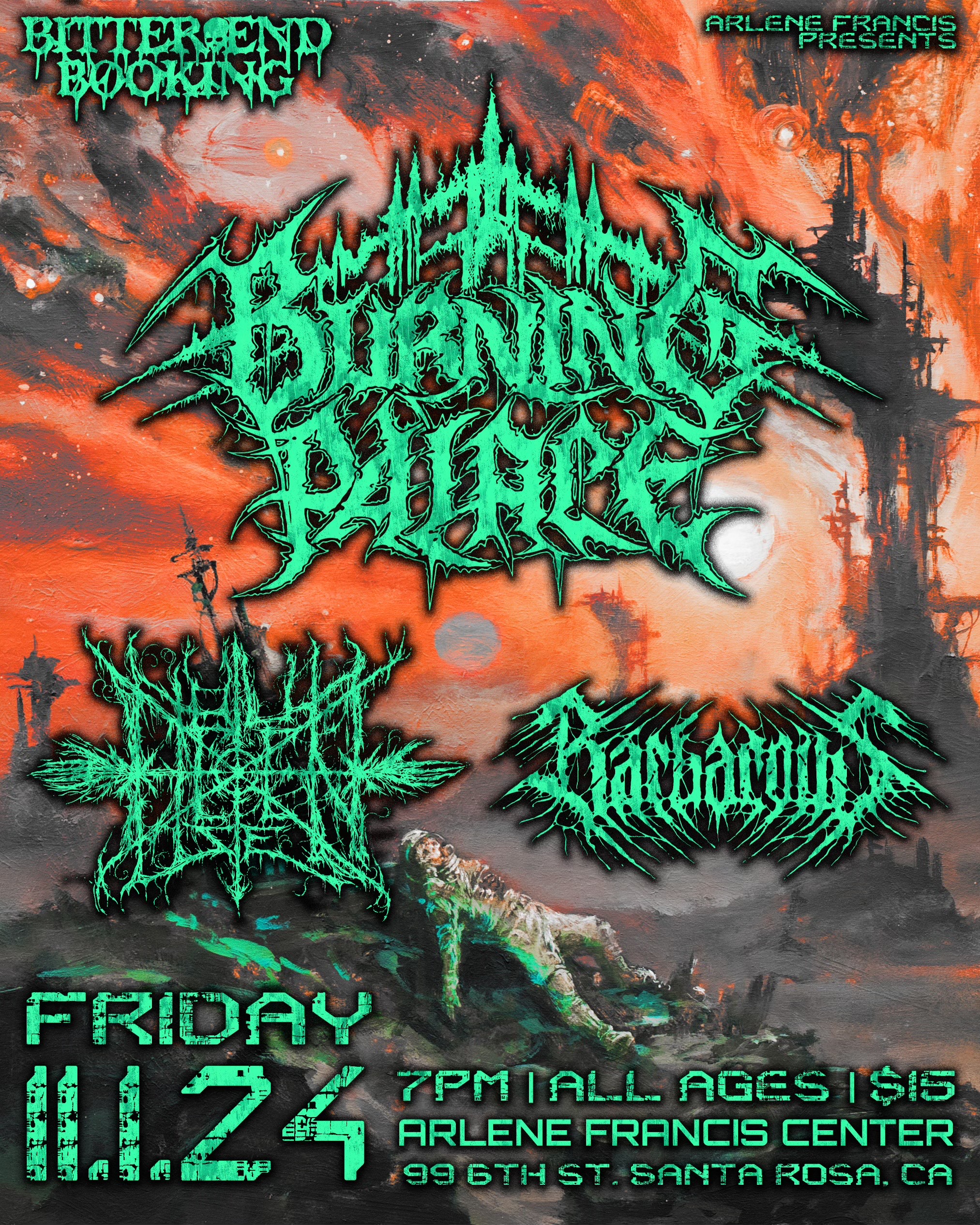 burning Palace Flier