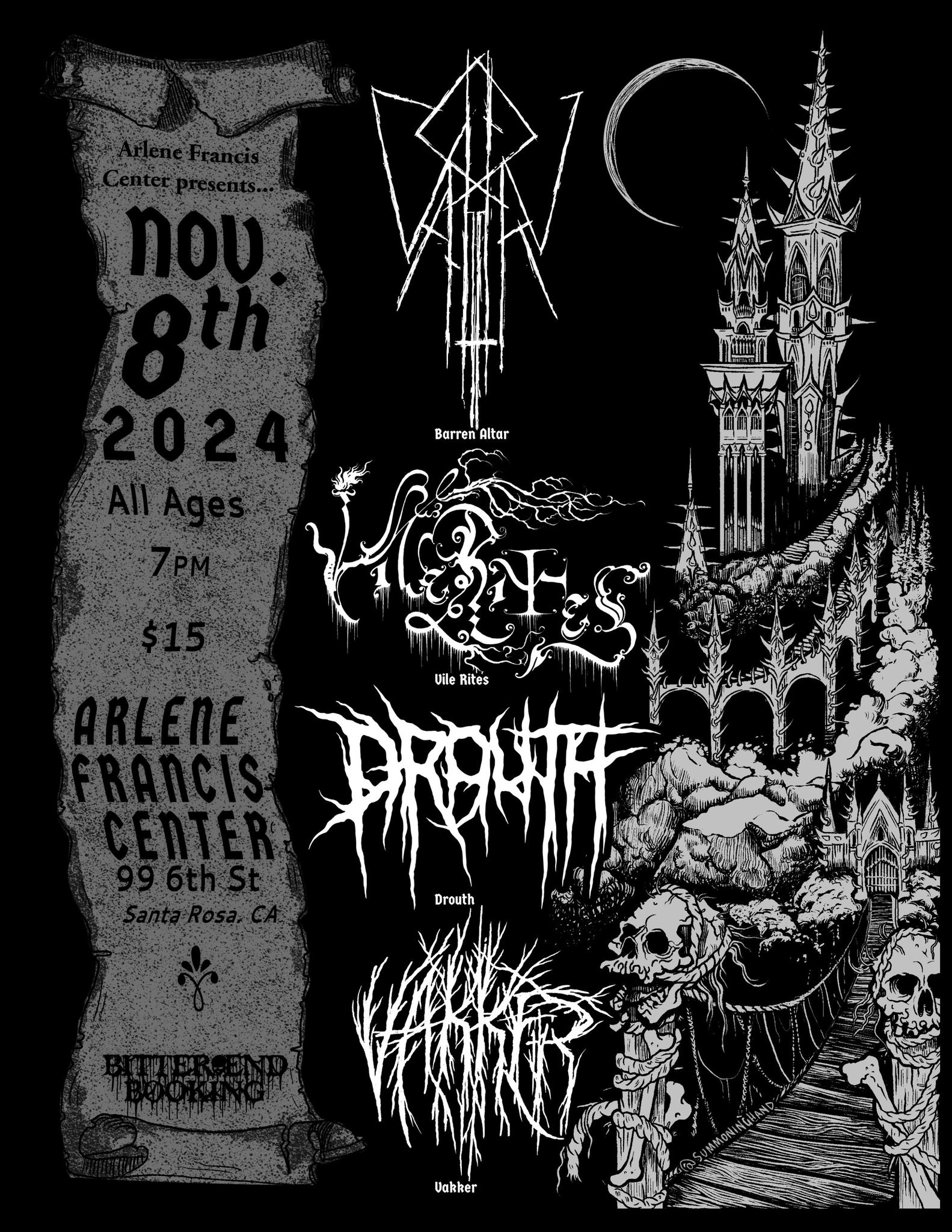 Barren Altar, Vile Rites, Drouth and Vakker