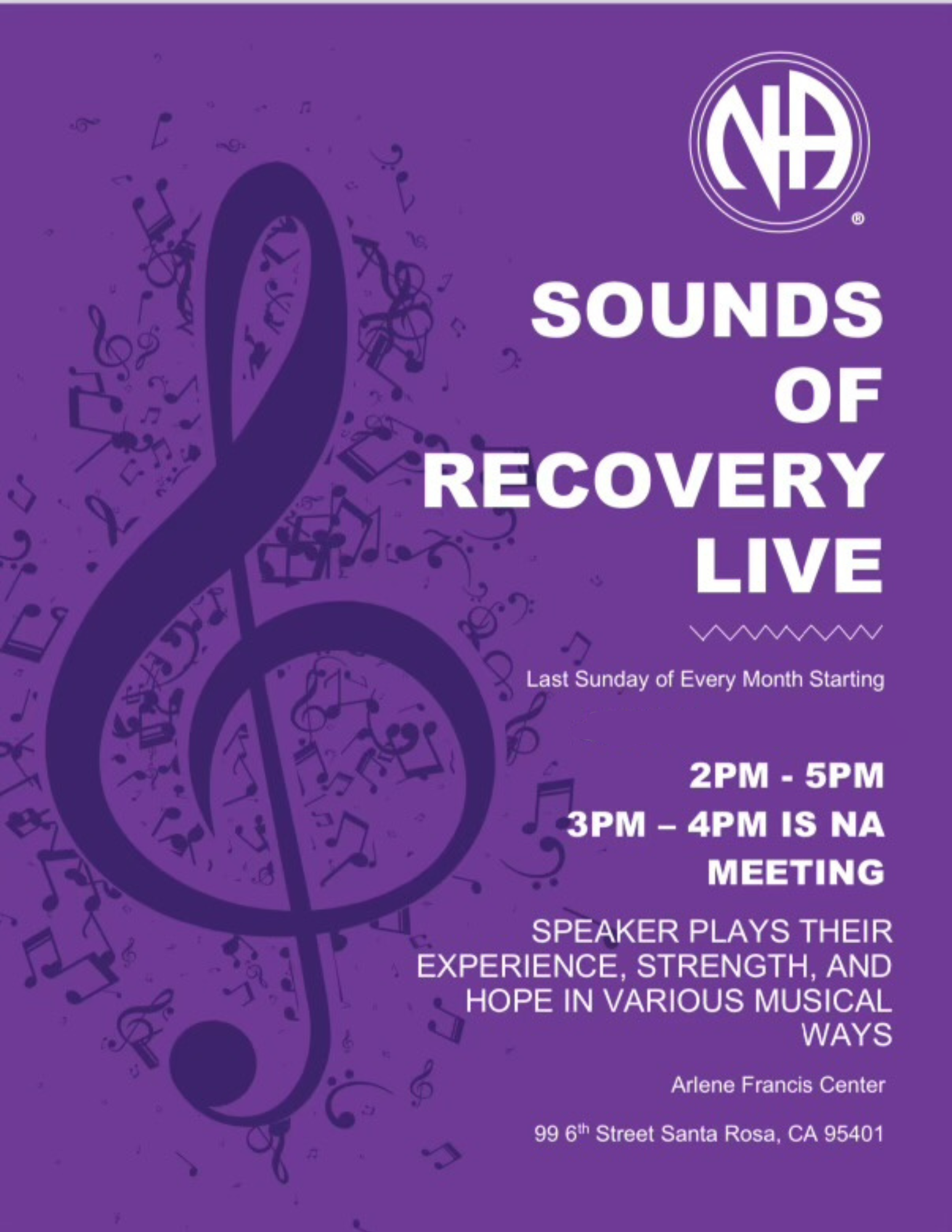 sound of recovery last sunday meetings