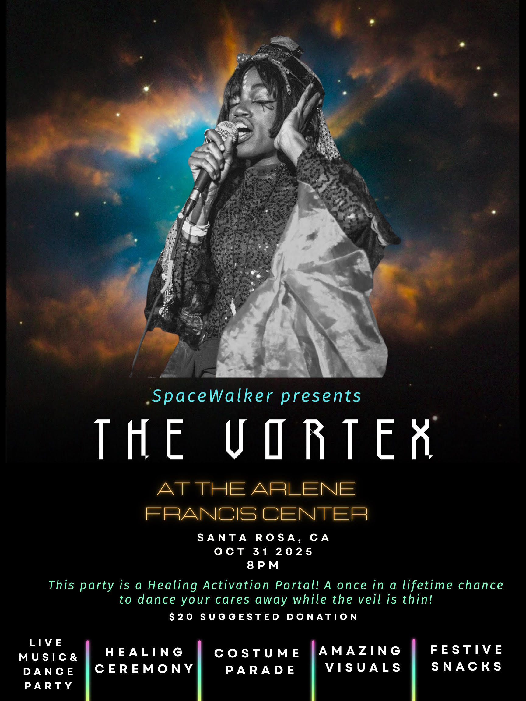 the vortex halloween show