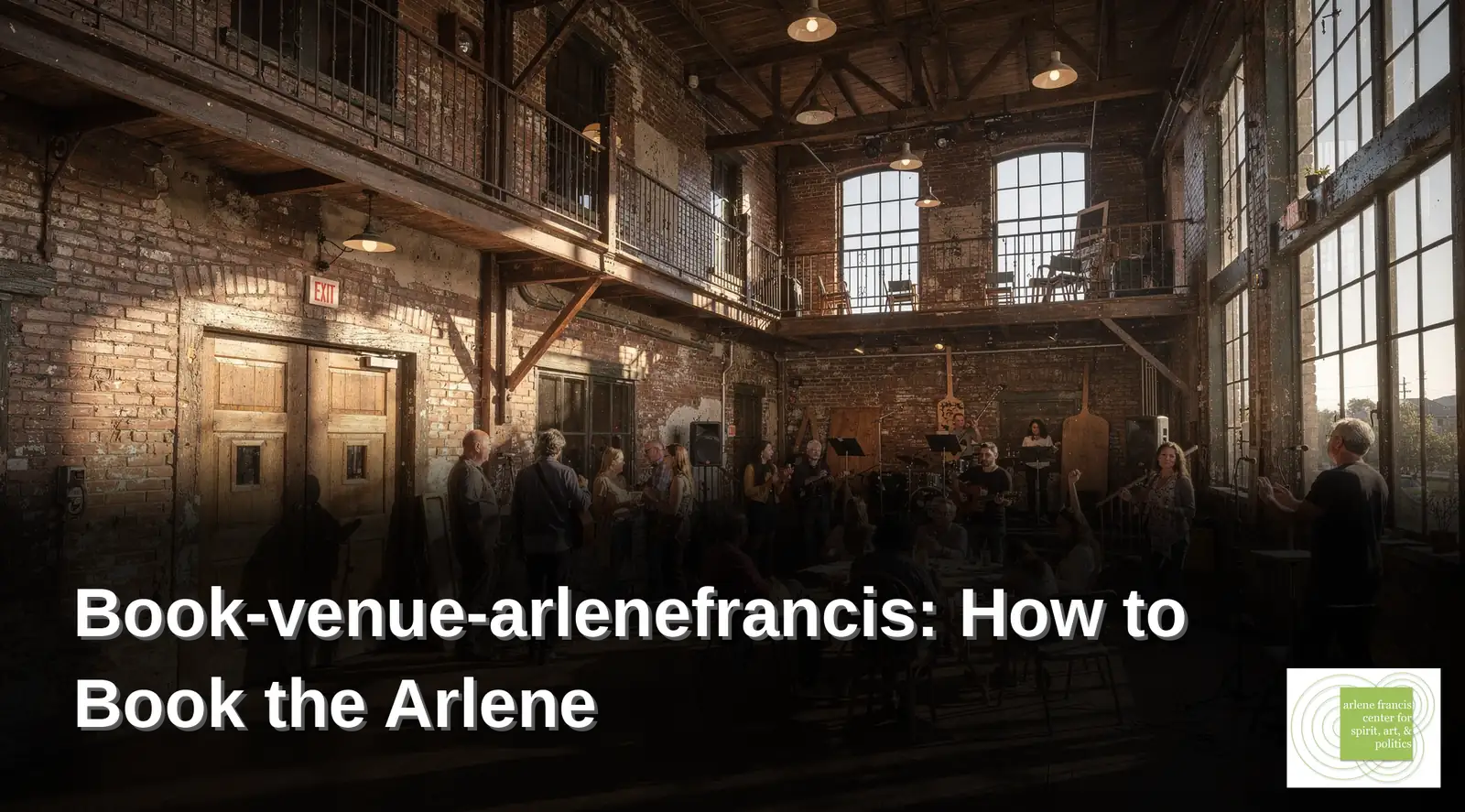 The Arlene Francis Center is a non-profit, community-centered cultural hub, which shapes the type