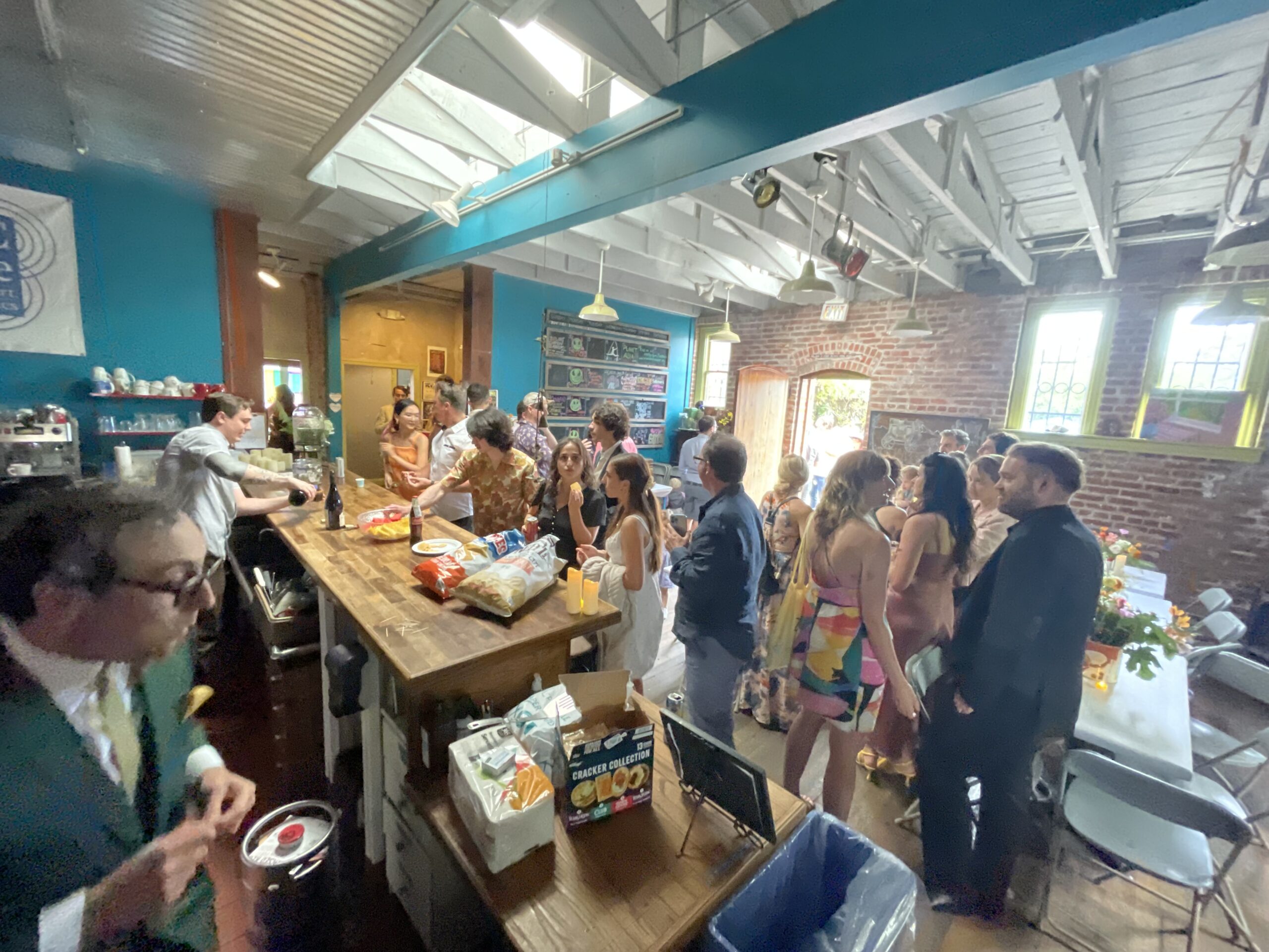 gathering in the Cafe
